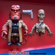 07.jpg Mini Hellboy with coat and CADAVER, PRINT IN PLACE