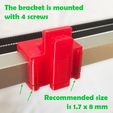 s3781.jpg Top frame bracket for Anycubic Kobra 3