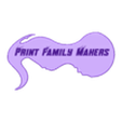 logo print family.stl logo Print Family makers