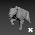 Smilodon-6.jpg Smilodon 6 STL Scale 1/64