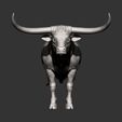 Texas-Longhorn14.jpg Texas Longhorn 3D-Druckmodell