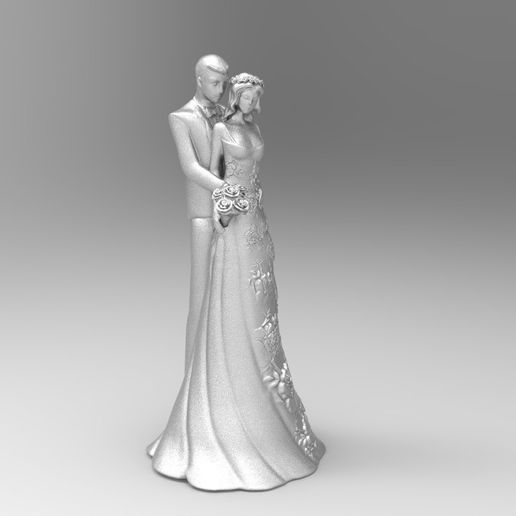 svadobne foto 4.jpg Download file wedding cake topper 3 • Model to 3D print, martinaandrea