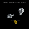 appletons.png Appleton Spotlights pour un modèle réduit de voiture