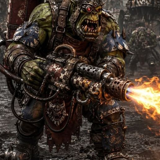 Orc Flamethrower: Infernal Burner