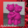 girl-bears-2.png Bear twins girls / baby shower decor / daughter decor/ mom of girls/ dad of girls/ twins/ Its a girl / cake topper / gift /bears
