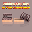 Cult3d.png Hidden safe box as visit card holder