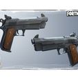 ben-shafer-handgun-sheet-1-1.jpg STL file Fortnite gun pistol・3D printing template to download, PierreAnne