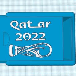 Screenshot_12.jpg STL file Qatar 2022 World Cup Figurine Box・Design to download and 3D print