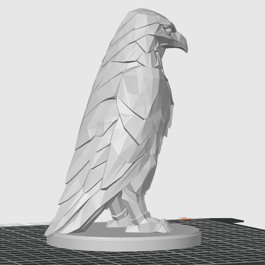 🐦 Low Poly Raven・Free STL File for 3D printing・Cults