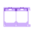 DIN_keystone_dual_holder.STL Modular DIN Rail Mount for 2–10 Keystone Jacks