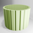 Fluted-Column-Modern-Planter.png Fluted Column Modern Planter