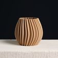 3D_Printed_Round_Abstract_Planter_3D_model_Slimprint.jpg Round Planter | Abstract Sphere | Vase Mode | Shelled | Slimprint