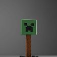 MineCraft_2024-Feb-06_01-23-26PM-000_CustomizedView15146482034.jpg Headphone stand 3D model for 3D printing inspired by MineCraft 3D print model