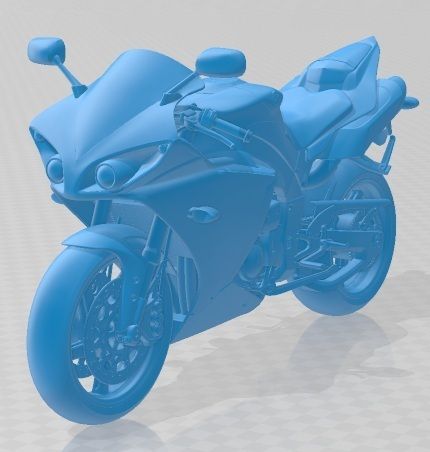 🏍️ Yamaha YZF R1 2010 Printable Motorbike・Archivo 3D para Impresión 3D ...