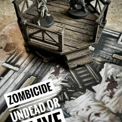 ZUOA.jpg 3D file Zombicide Undead or Alive Balcony・3D printing model to download