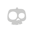 skull1.png Free STL file Skull ornament・3D printer model to download