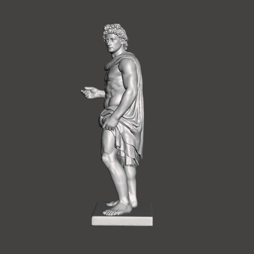 🏛️ Apollo Greek Statue Classical Marble Sculpture Mythology・ STL File ...