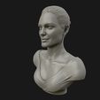 07.jpg Angelina Jolie 3D bust ready to 3D print 3D print model