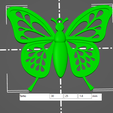 55.png Butterfly , 3D model STL