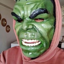 IMG_20220222_152744.jpg Hulk Cosplay Mask STL | Marvel Hulk Hero Cosplay Mask | Full Face Hulk Mask