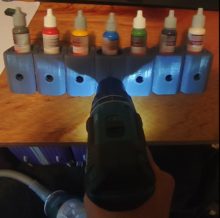 Paint Bottle Shaking Rack