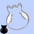 24-2.jpg Music cookie cutters - #24 - guitar body shapes - Gibson ES-335