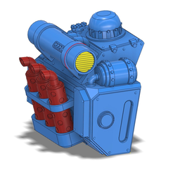 HEAT2.PNG Free 3D file Hazardous Environment Adaptation, Tank (HEAT), Mars pattern・3D printable model to download