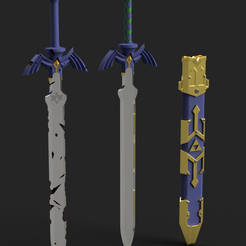 Zelda Master Sword Bookmark by Weaponsmith, Download free STL model