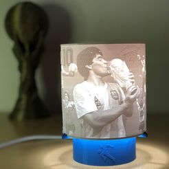 IMG_9564.jpeg Diego Maradona World Cup 86 candleholder lamp