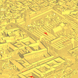 cordoba11.png Cities of Spain, aerial view in 3D. JUDERIA OF CORDOBA, Mosque