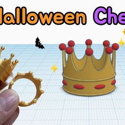 5799afb3-6e2c-4d44-8be2-8396106ec53c.jpg Free 3D file Halloween Chess Skeleton Crown of King・3D printing model to download, Eunny