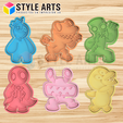 RAINBOW-FRIENDS.png Rainbow Friends cookie and dough cutter - Pack - Cookies