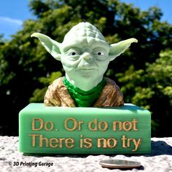 Yoda-with-base.JPG Free STL file Yoda Base / Stand・3D printable model to download