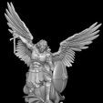 a123.jpg Arcanjo Miguel - Estátua do Arcanjo Miguel Modelo 3D