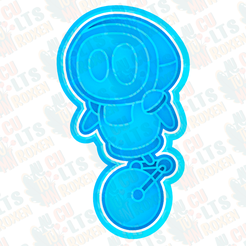 Robot.png STL file Robot cookie cutter *・3D printing model to download, RxCookies