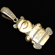 2.png PENDENTIF OURS EN PELUCHE MODÈLE IMPRIMABLE EN 3D