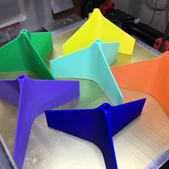 b6199cbc0661a5a2f274f676c5ba3dad_display_large.jpg Free STL file Lawn Dart Fins with Fusion360 files・3D printing model to download