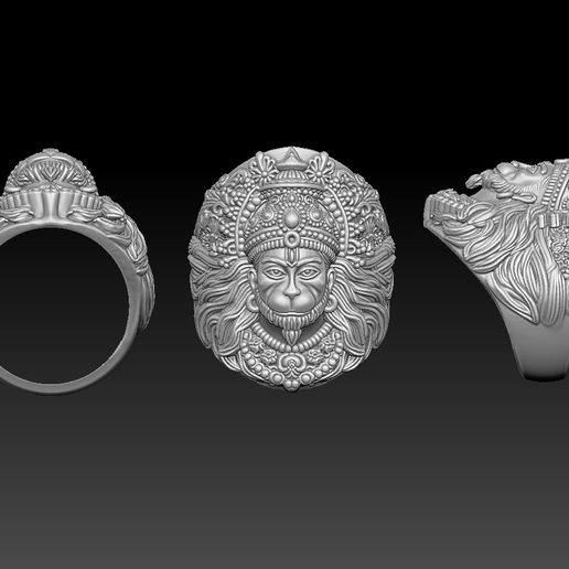 Lord Hanuman ring