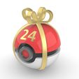 Number-24.jpg Pokeball Christmas Calendar Gift Box 1-24 Pokeballs