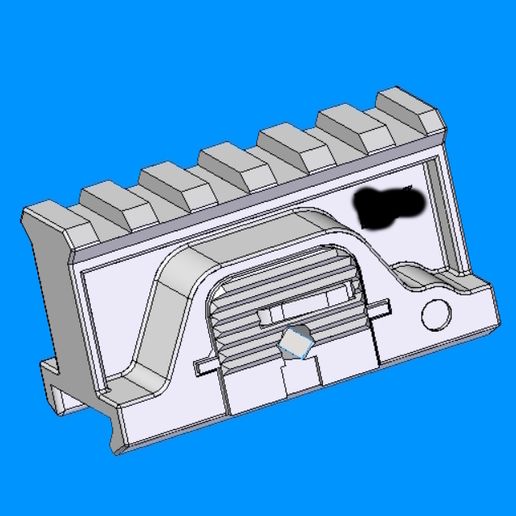 🔫 Riser for Hendsoldt RSA-S for airsoft・ STL File for 3D printing・Cults