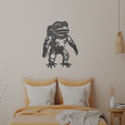 Frog-Astronaut.png Frog Astronaut Wall Art