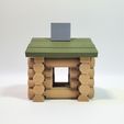 20240219_175802.jpg Miniature Desktop Log Cabin Building Kit *ALL PARTS INCLUDED* Classic Novelty Toy