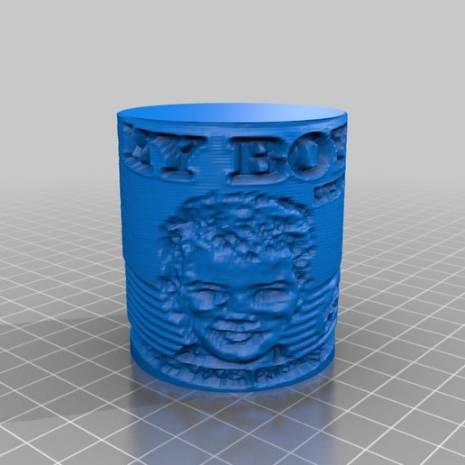 My Boy condensed Milk can to pierce - 3D model önizlemesi