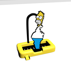 untitled.png STL file sponge homer・3D printer model to download, CristinaUY