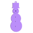 the Snowman.stl the snowman to christmas tree decoration
