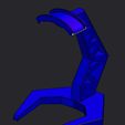 1.jpg Modèle 3D de support d'écouteurs géométrique - Fichier STL, OBJ, Plasticity - Prêt pour l'impression 3D et la CNC