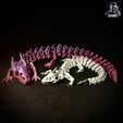 IMG_24331.jpg Skeleton Dragon - Articulated - Print in Place - No Supports - Flexi - Multicolor