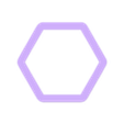 Hexagon1 35mm.stl Hexagon clay cutter | Digital STL file | sharp cutter | 7 sizes | polymer clay cutter | Hexagon 1