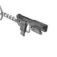 M6C_Keychain_1.3348.jpg Keychain - M6C Socom - Halo - Printable 3d model - STL files