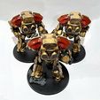 Custom_Telemon_Painted_2.jpg STL file CUSTOM CUSTODES TELEMON DREADNOUGHT (FIST & CANNON LOADOUTS)・3D printer model to download